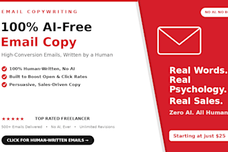 write ai free, high conversion copywriting emails