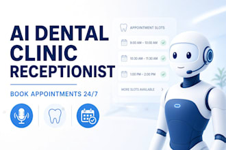 build ai receptionist for dental clinics with patient intake appointment booking