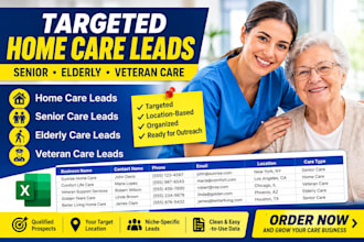 provide targeted home care and senior care leads