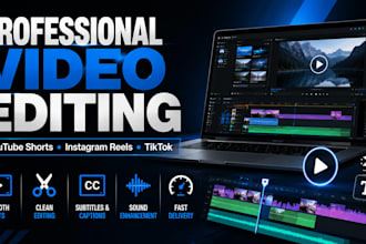 edit youtube shorts instagram reels and tiktok videos