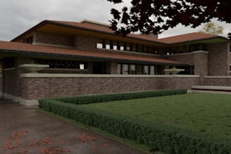 modelado 3d renderizado y dibujo de planos arquitectonicos