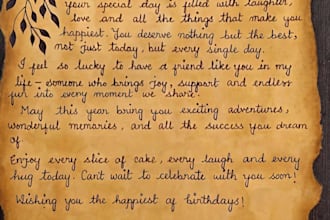 write romantic vintage love letters, wedding vows in handwritten style