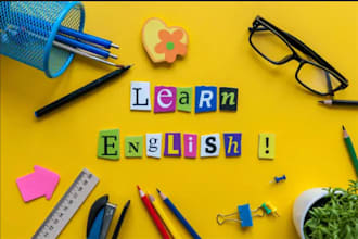 teach you english and proofread