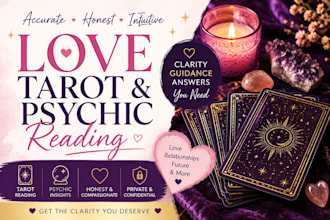 give you an accurate love tarot and psychic reading