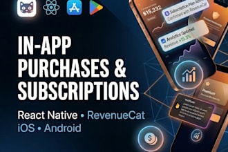 integrate revenuecat, in app subscriptions or purchases