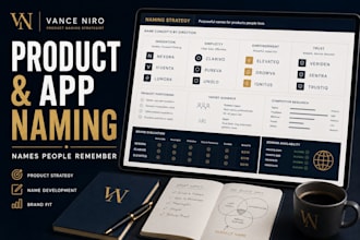 create a memorable product or app name with naming strategy