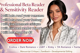 critique, beta read your erotica lgbt kinky hot ya romance fantasy novel writing
