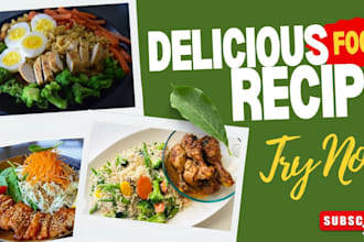 design food bakery restaurant social media posts
