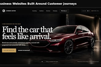 build a custom business website for your customer journey