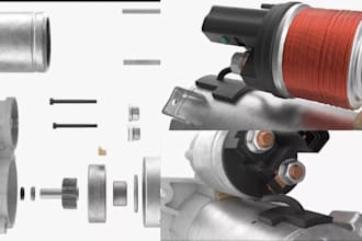 create 3d cad model for metal 3d printing, stl and step, metal 3d printing