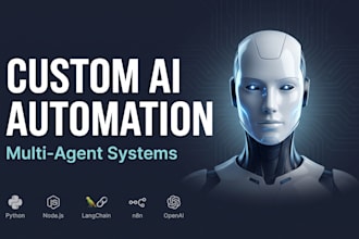 build custom ai automation and multi agent systems