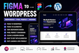 convert figma to wordpress using elementor with pixel perfect design