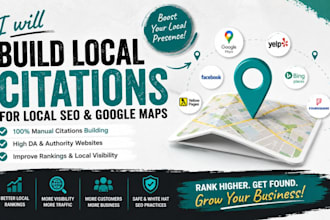 build local citations for local SEO and google maps