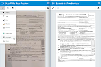 retype scanned images and convert them into an editable PDF
