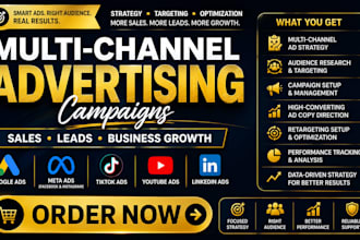 run multi channel ad campaigns for sales, leads and business growth