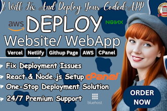 deploy website on vercel, netlify or any hosting server