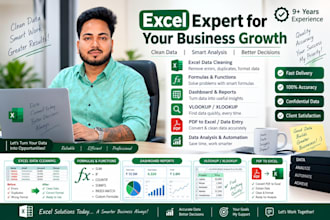do excel data analysis, pivot tables, and sales reporting