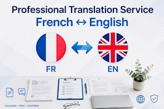 translate french to english and english to french