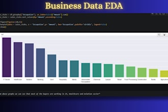 perform exploratory data analysis using python, pandas and seaborn
