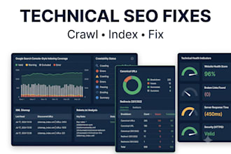 fix technical SEO issues, indexing and crawlability problems