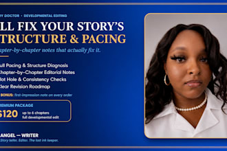 edit and strengthen your story as your story doctor