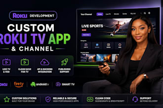 develop a roku tv app or custom roku channel