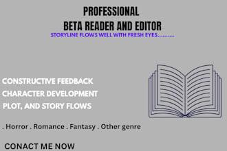 alpha read, beta read mystery, fantasy, sci fiction novel