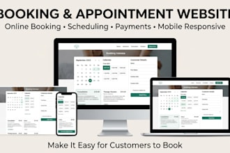 build a booking appointment website for your business
