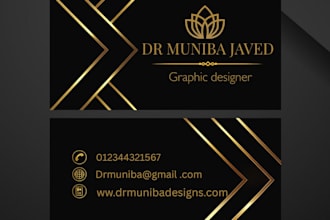 design a professional business card for your brand