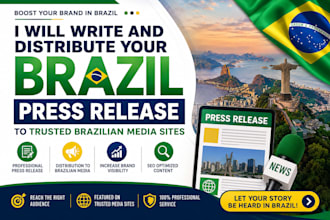 write and distribute your brazil press release to trusted brazilian media sites