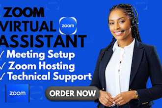 be your zoom host moderator virtual meeting support handle webinars meeting
