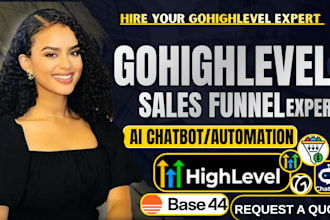 gohighlevel landing page real estate, hvac, setup ai chatbot