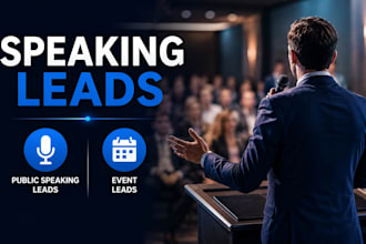 generate targeted public speaking and event leads for your business