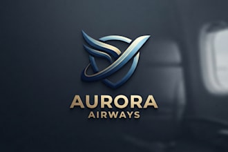design a modern airline logo for your brand