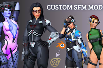 port, create, fix blendshapes, sfm model, gmod playermodel, l4d2, tf2, vrchat
