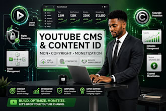 setup content id youtube cms and manage both your new and existing channel