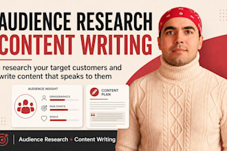 research your target audience and write content that speaks to them