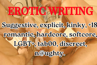 write custom erotic story romantic kinky and sensual stories