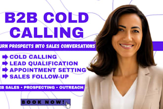be b2b cold caller appointment setter lead nurturing sales closer