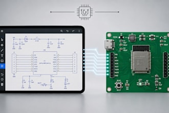 design esp32 arduino and iot pcb with schematic