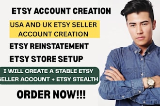 create a fully verified etsy seller account, etsy store setup for all country