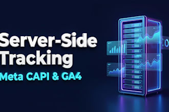 setup facebook pixel, meta conversion api, and ga4 server side tracking