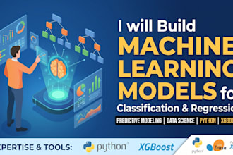 build machine learning models for prediction classification and regression