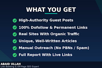 do white hat link building with high authority guest posts