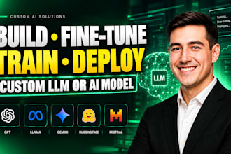 build, fine tune, train, and deploy a custom llm or ai model