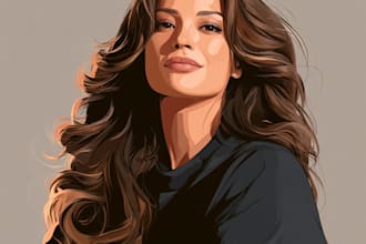 draw pop art cartoon portrait from your photo