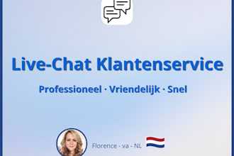 ik neem jouw live chat klantenservice over, nl