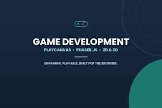 create a 2d or 3d browser game using playcanvas or phaser