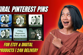 design viral pinterest pins for etsy digital products