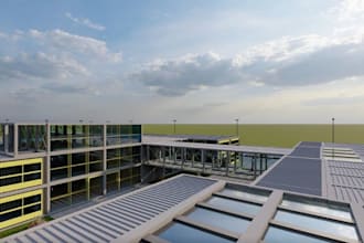 make 2d,3d factory layout, workshop facility, farm storage, industrial building